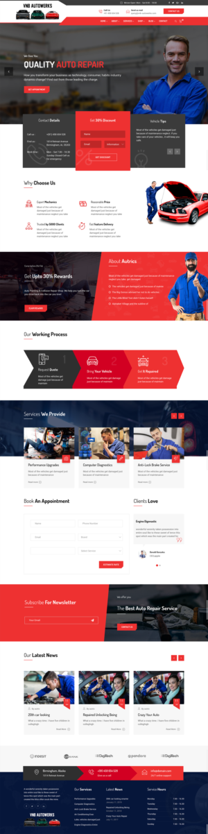 Web Design by Titan Solbiz for VNB DZN | Design: #24043369