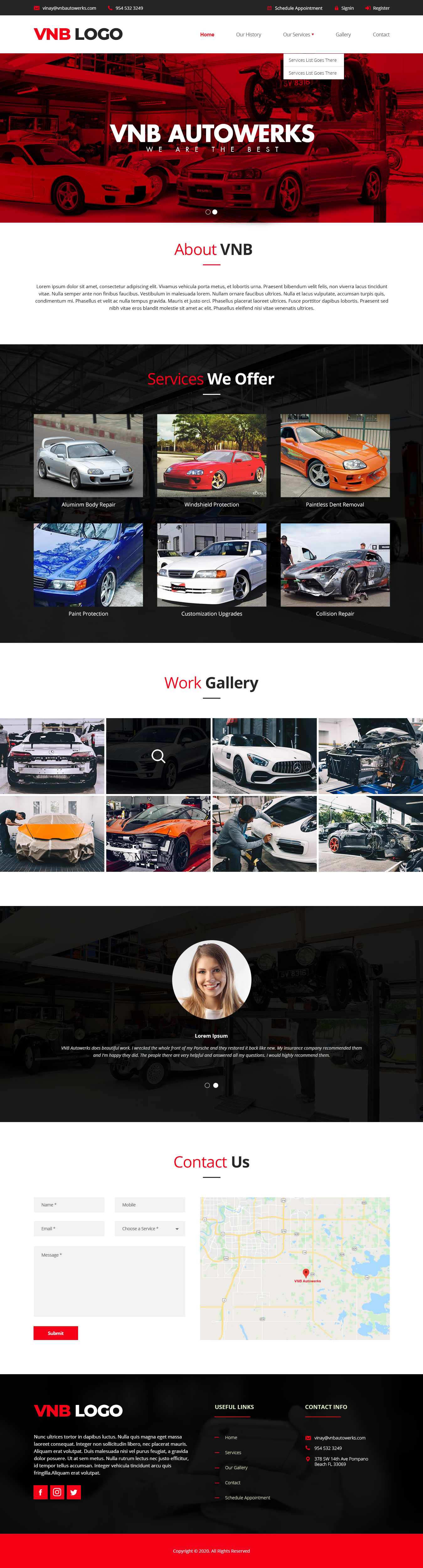 Web Design by Amrinder Designer for VNB DZN | Design #24025554