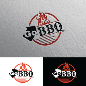 Go BBQ | Logo-Design von Rii