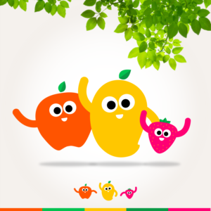 Fruit Character For Snack Packaging | Character Design by umesh mahale