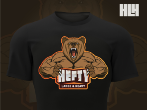 Hefty Large and Heavy | Diseño de Camiseta por kaatem