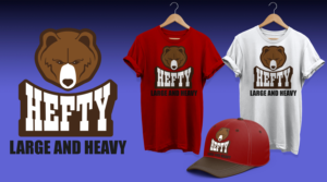 Hefty Large and Heavy | Diseño de Camiseta por Al Pech