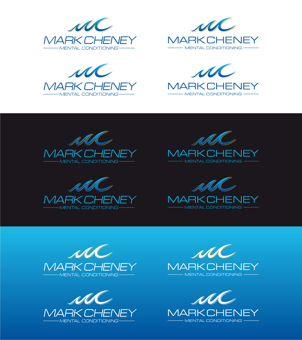 Logo Design by Atvento Graphics for Mark Cheney Mental Conditioning | Design #24016187