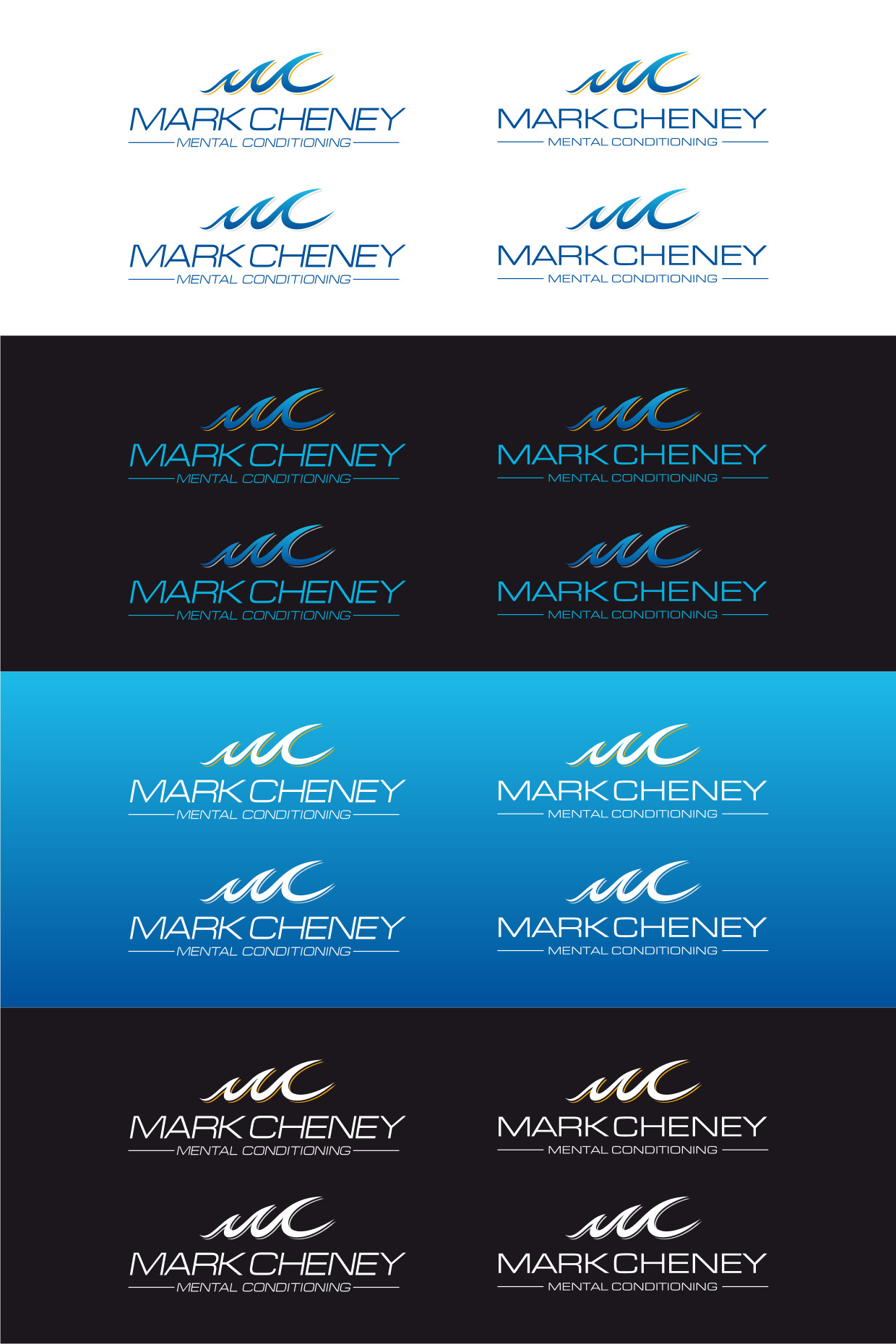 Logo Design by Atvento Graphics for Mark Cheney Mental Conditioning | Design #24045609