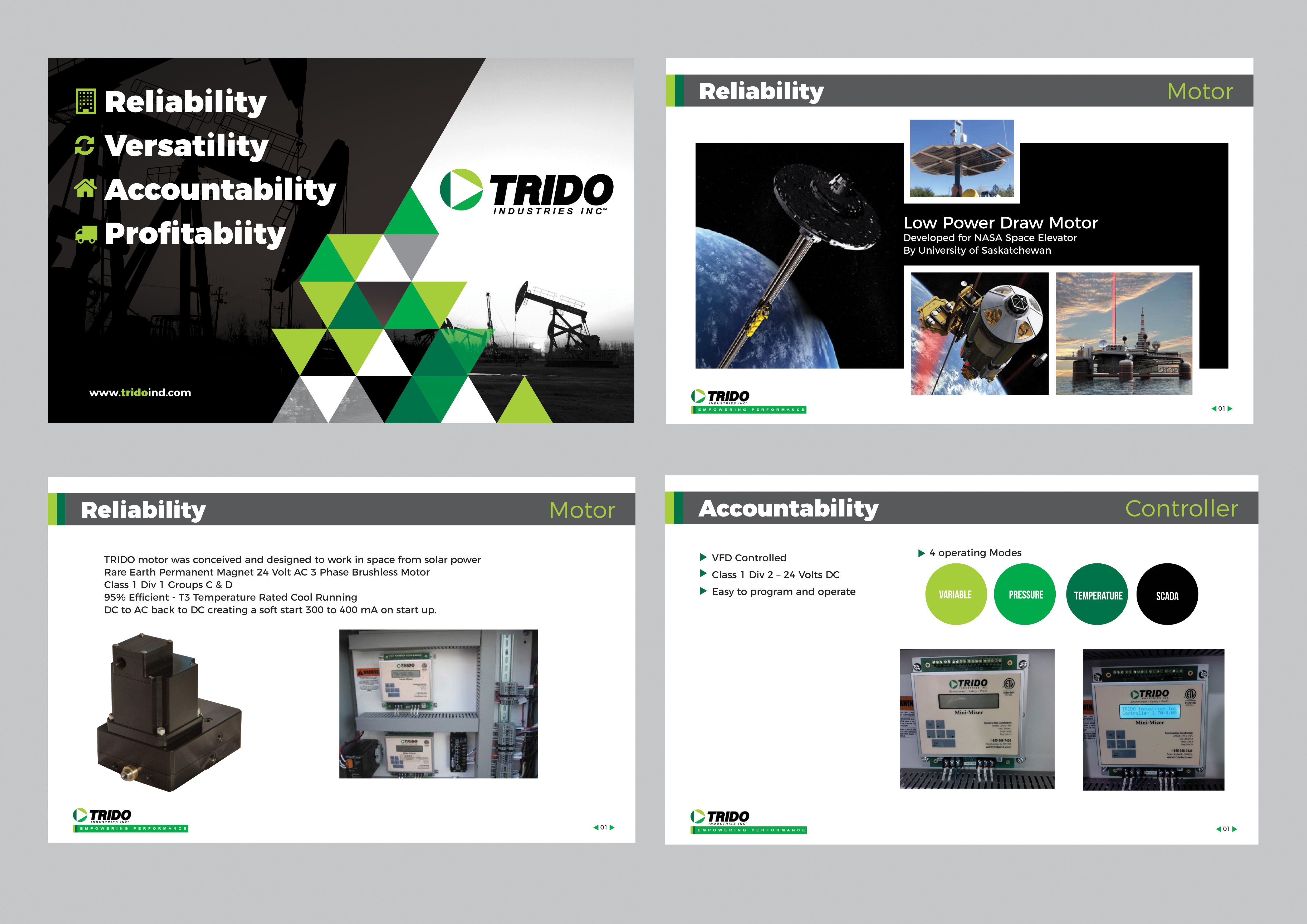 PowerPoint Design by rkailas for TRIDO Industries | Design #24061310
