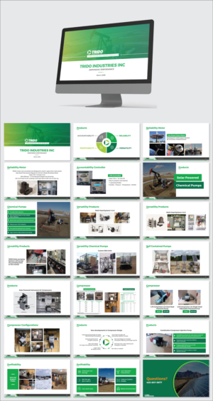 PowerPoint Design by Flatmilter for TRIDO Industries | Design: #24018278
