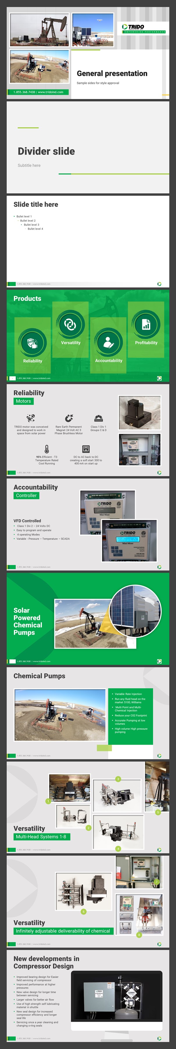 Design de PowerPoint par dhuruvam pour TRIDO Industries | Design #24020961