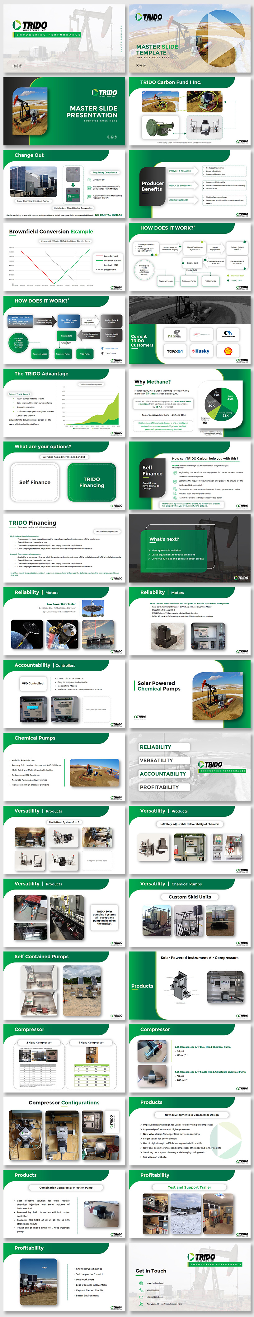 Design de PowerPoint par Luvinda pour TRIDO Industries | Design #24012180