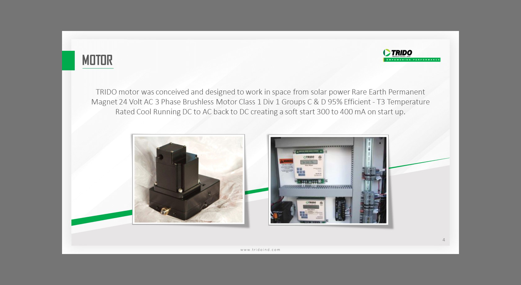 PowerPoint Design by Grafix Hive for TRIDO Industries | Design #24025959