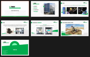 TRIDO Industries PP Presentation | Design de PowerPoint par Grafix Hive