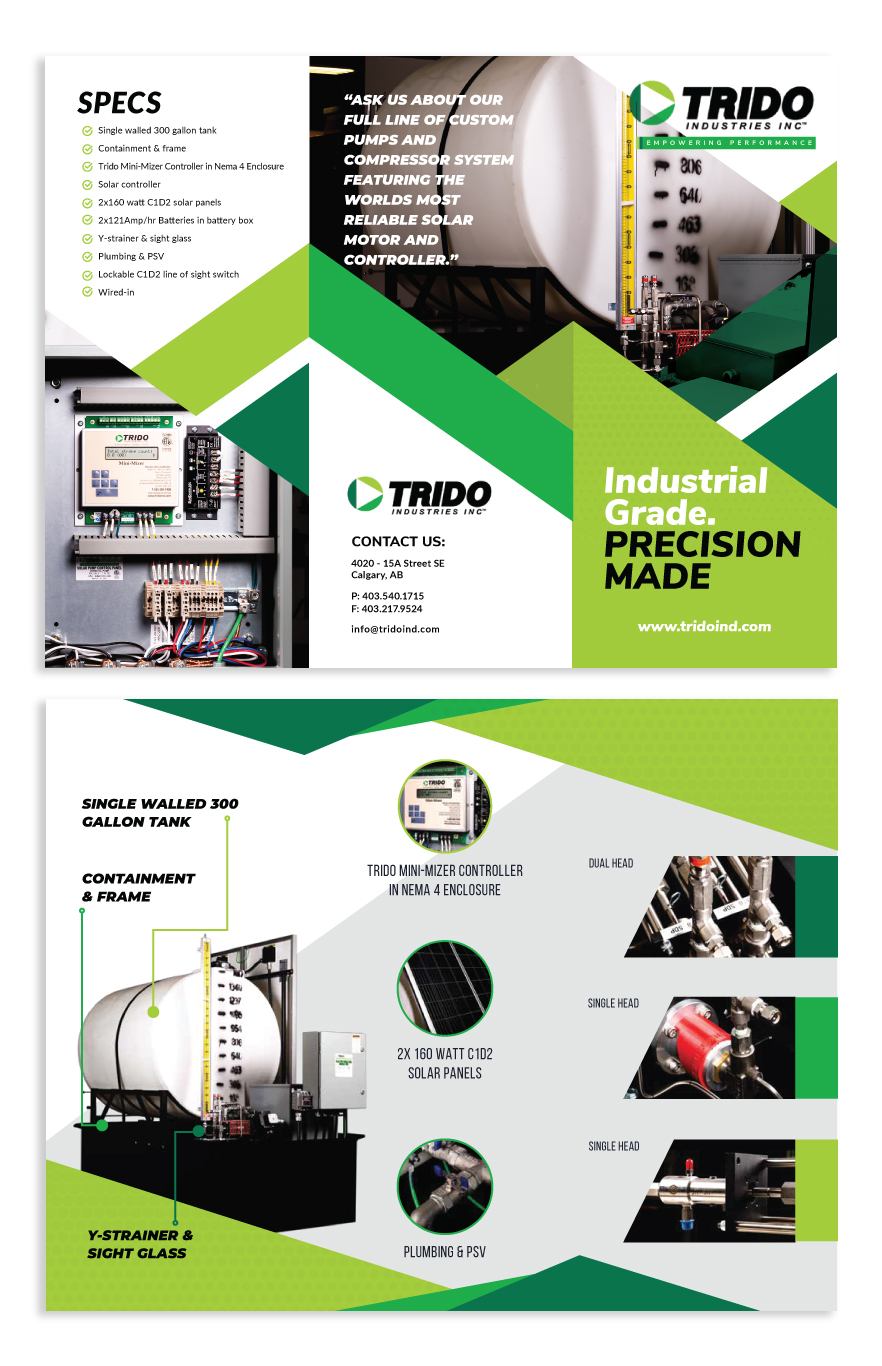 Design de Brochure par Rongbaaz pour TRIDO Industries | Design #24136572