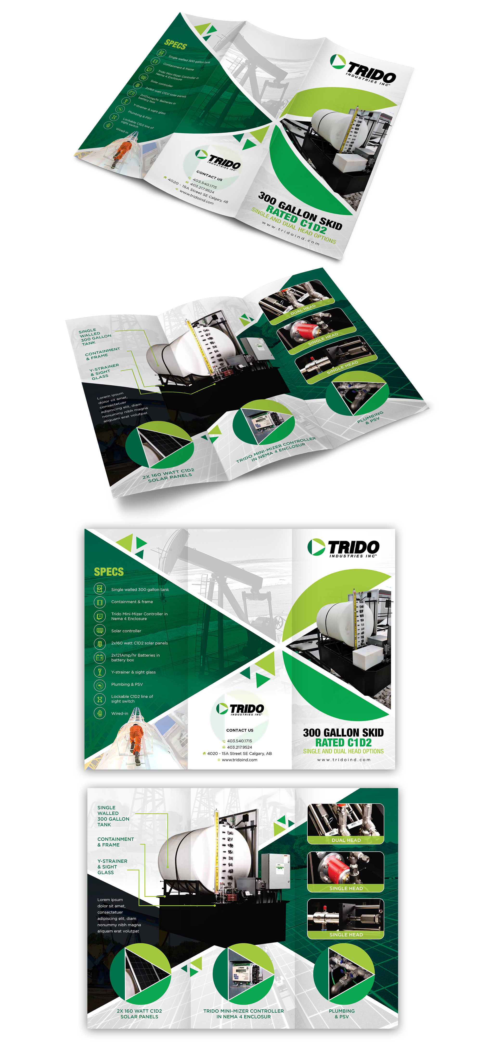 Brochure Design by TAMZ for TRIDO Industries | Design #24038656