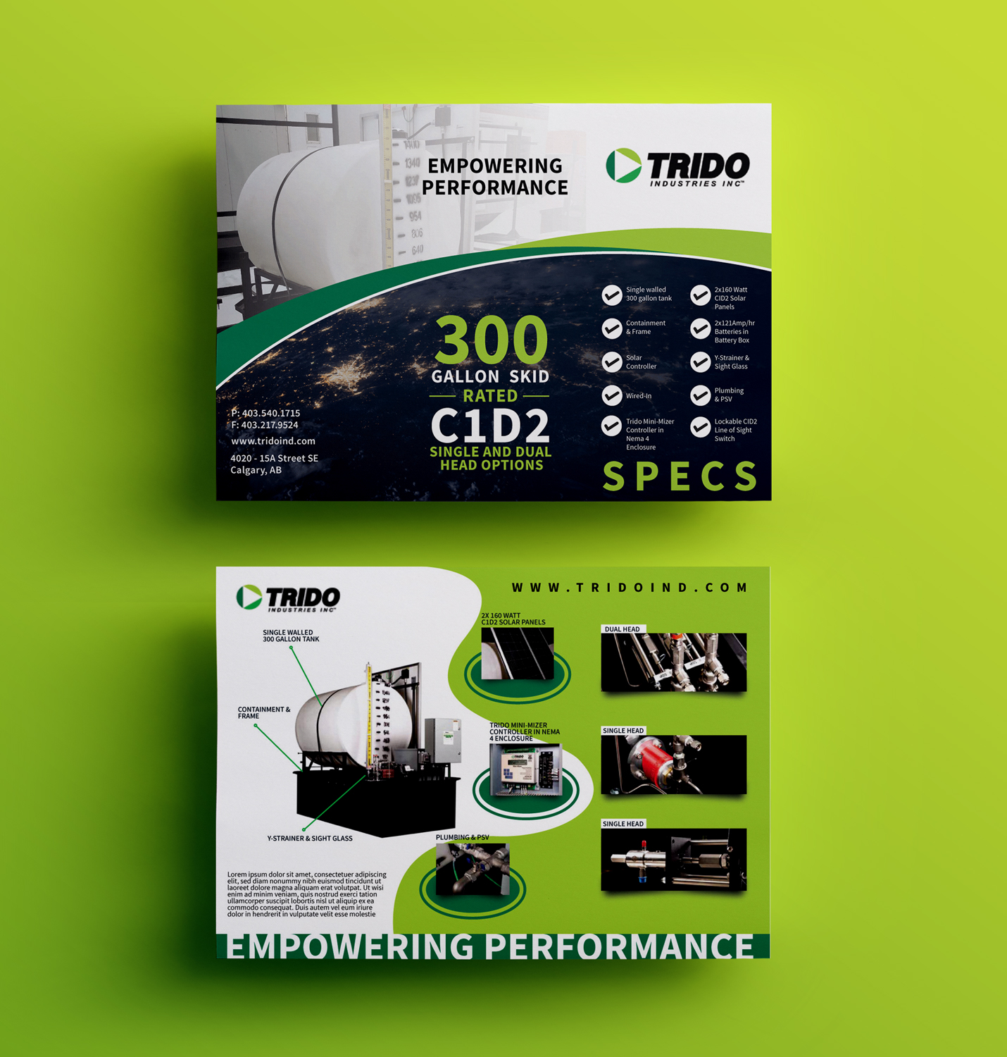 Design de Brochure par JK18 pour TRIDO Industries | Design #23995465