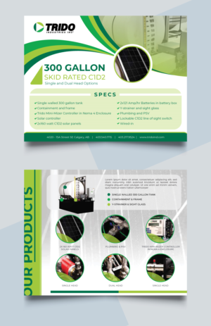 Design de Brochure par Louie Fuentes | Manobo Graphic Design Services pour TRIDO Industries | Design : #24029167