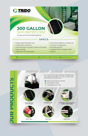 Design de Brochure par Louie Fuentes | Manobo Graphic Design Services pour TRIDO Industries | Design : #24032494