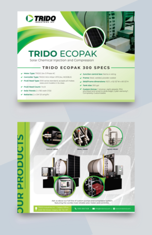 Design de Brochure par Louie Fuentes | Manobo Graphic Design Services pour TRIDO Industries | Design : #24048533