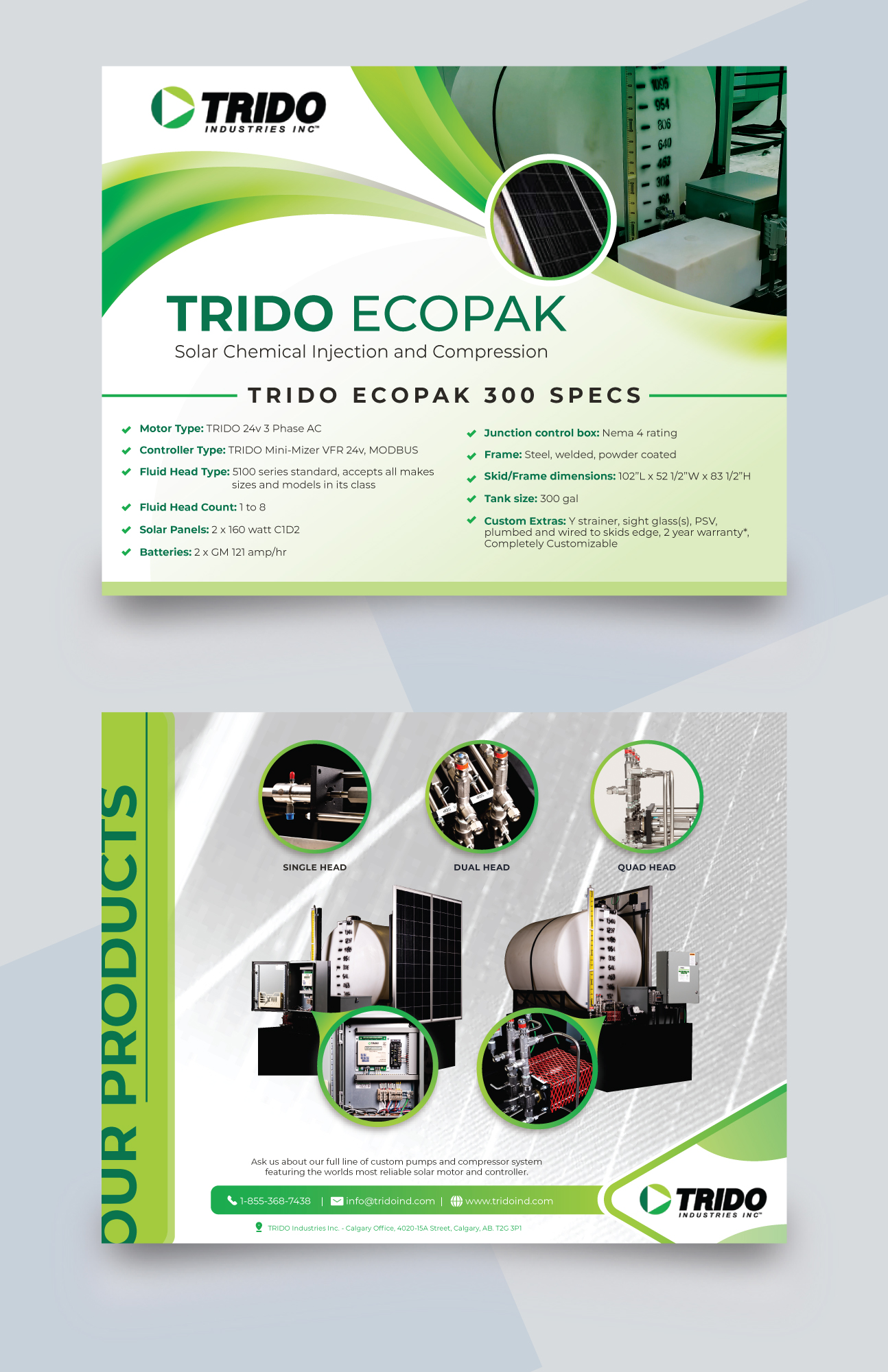 Brochure Design by Louie Fuentes | Manobo Graphic Design Services for TRIDO Industries | Design #24139674