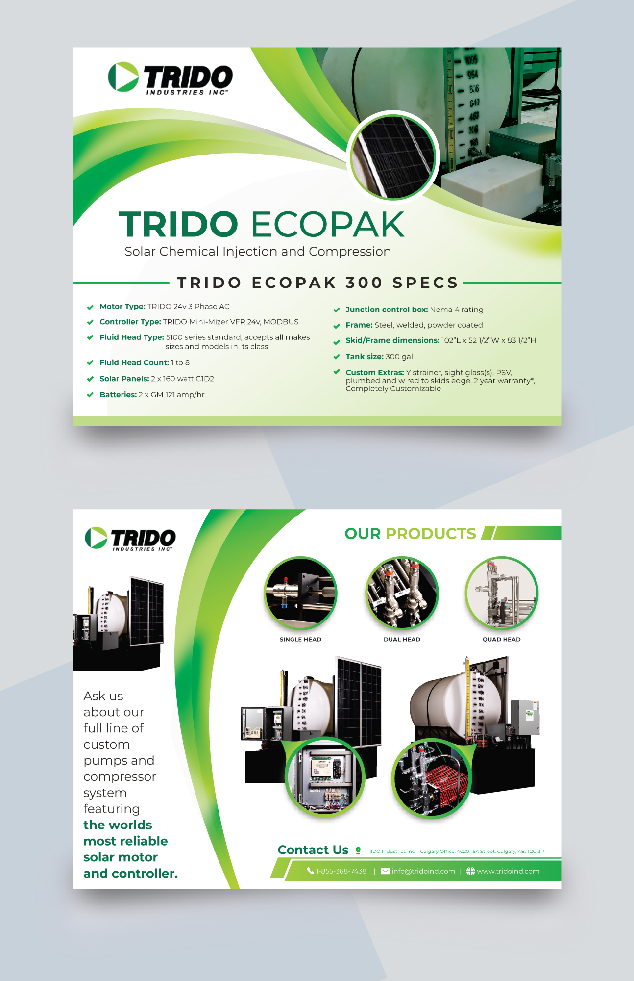 Design de Brochure par Louie Fuentes | Manobo Graphic Design Services pour TRIDO Industries | Design #24157894