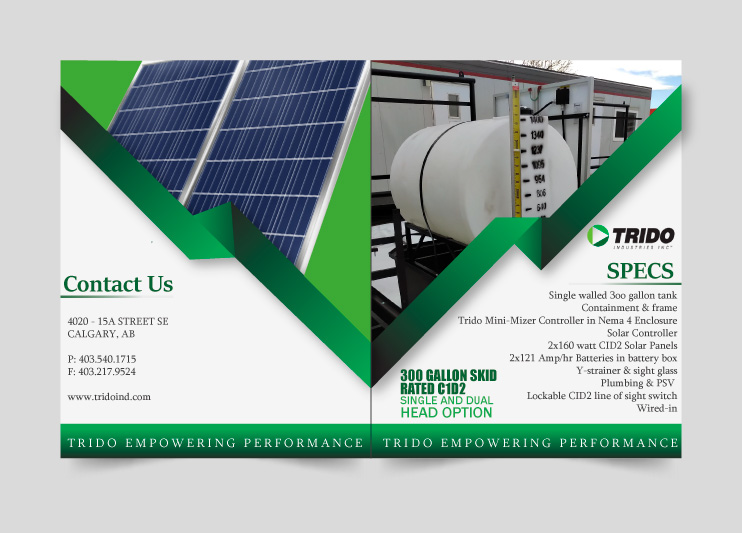 Brochure Design by Junaid B. for TRIDO Industries | Design #24027381