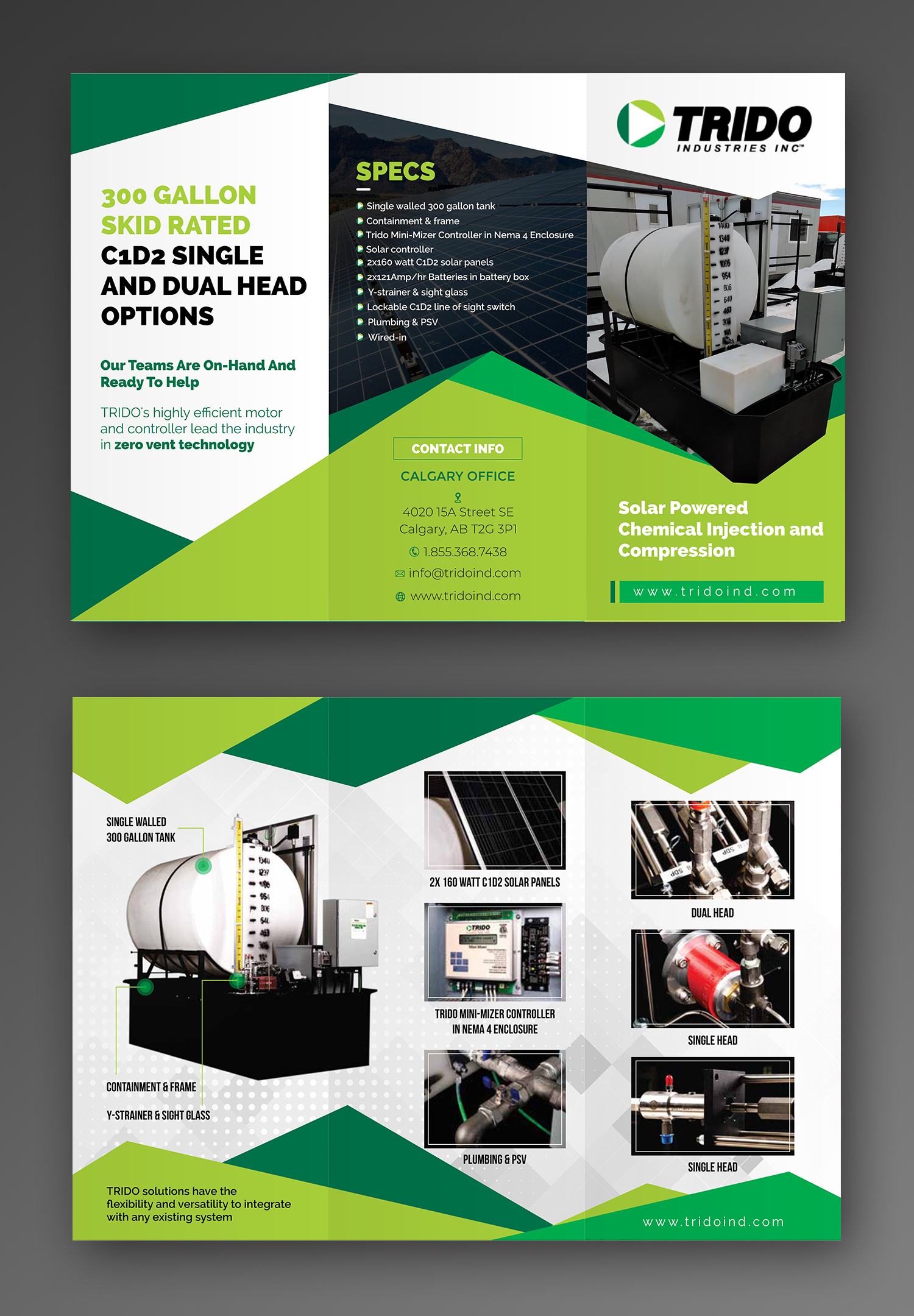 Broschüren-Design von ecorokerz für TRIDO Industries | Design #24012053