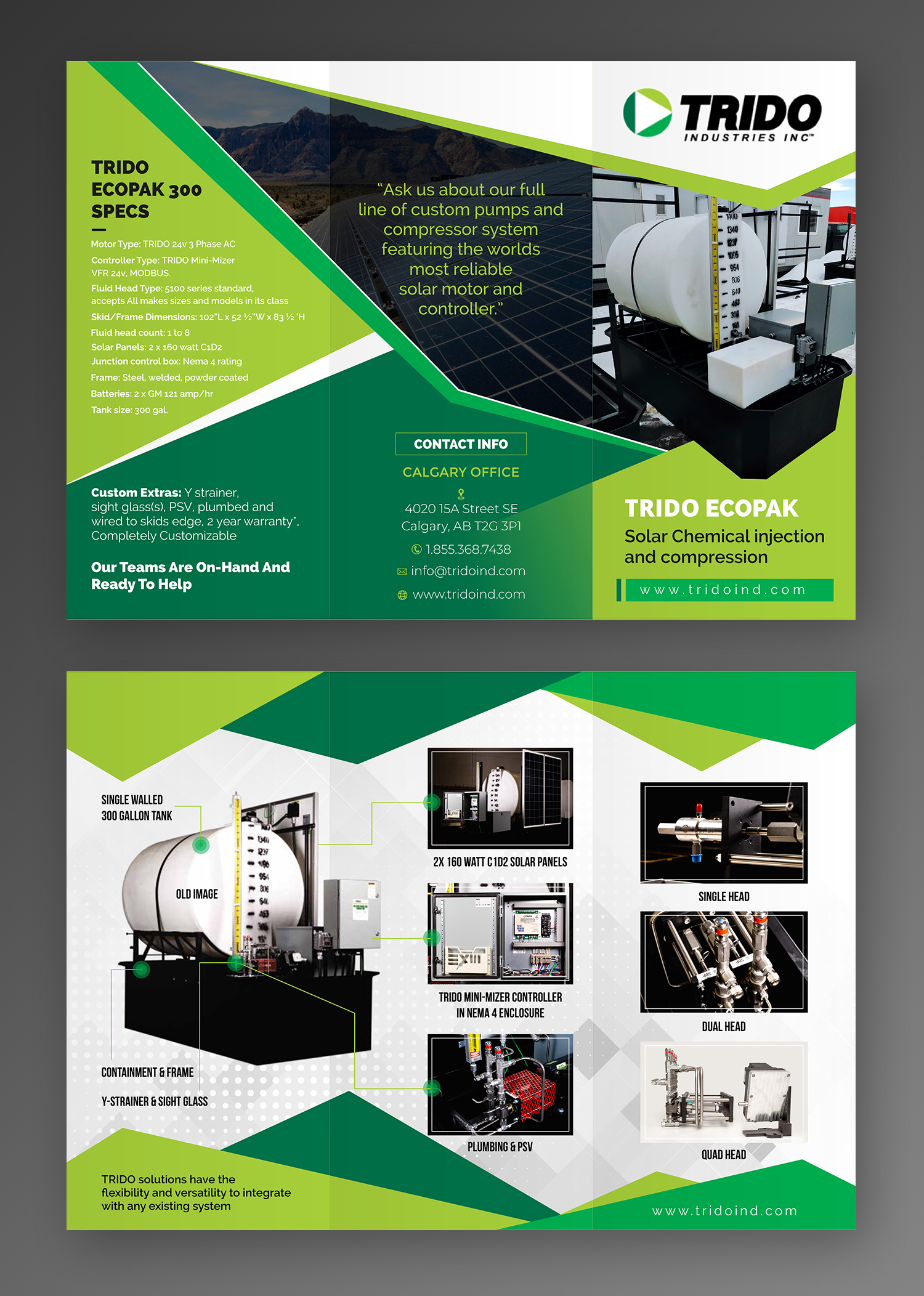 Brochure Design by ecorokerz for TRIDO Industries | Design #24050740