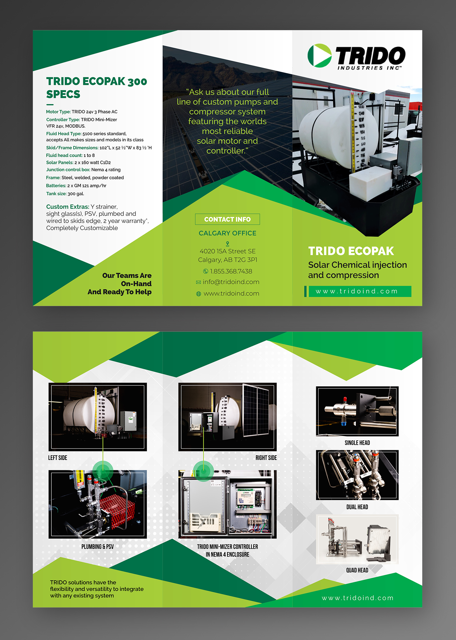 Brochure Design by ecorokerz for TRIDO Industries | Design #24050743