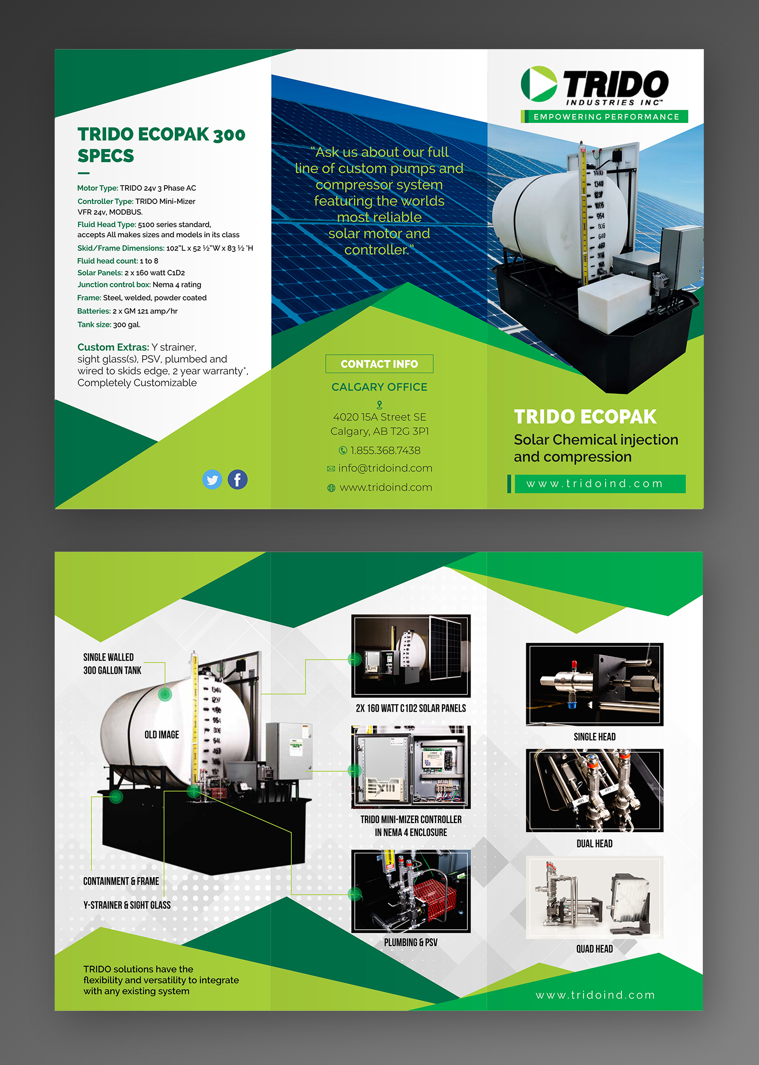 Brochure Design by ecorokerz for TRIDO Industries | Design #24135612