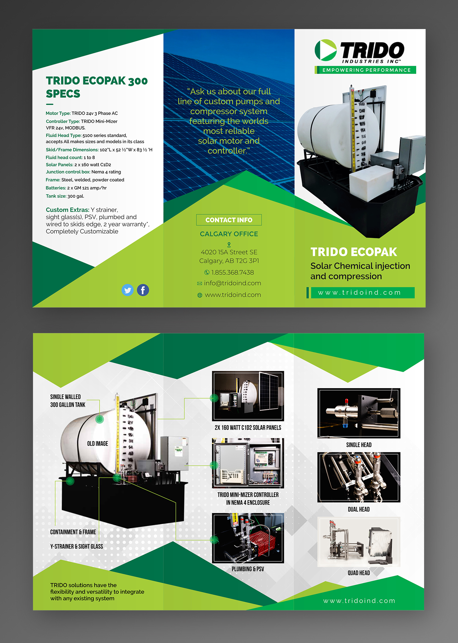 Brochure Design by ecorokerz for TRIDO Industries | Design #24135686