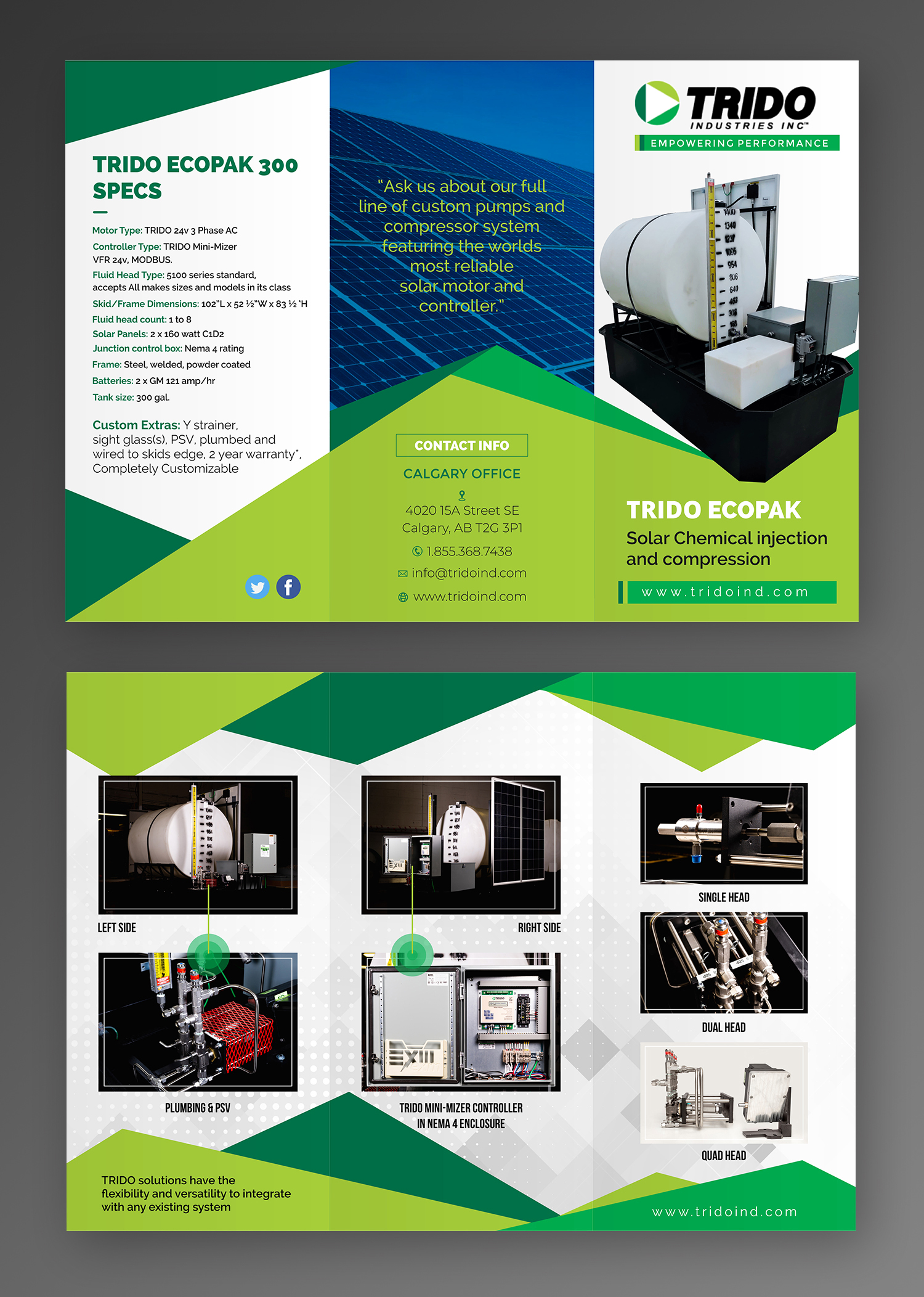 Brochure Design by ecorokerz for TRIDO Industries | Design #24135687
