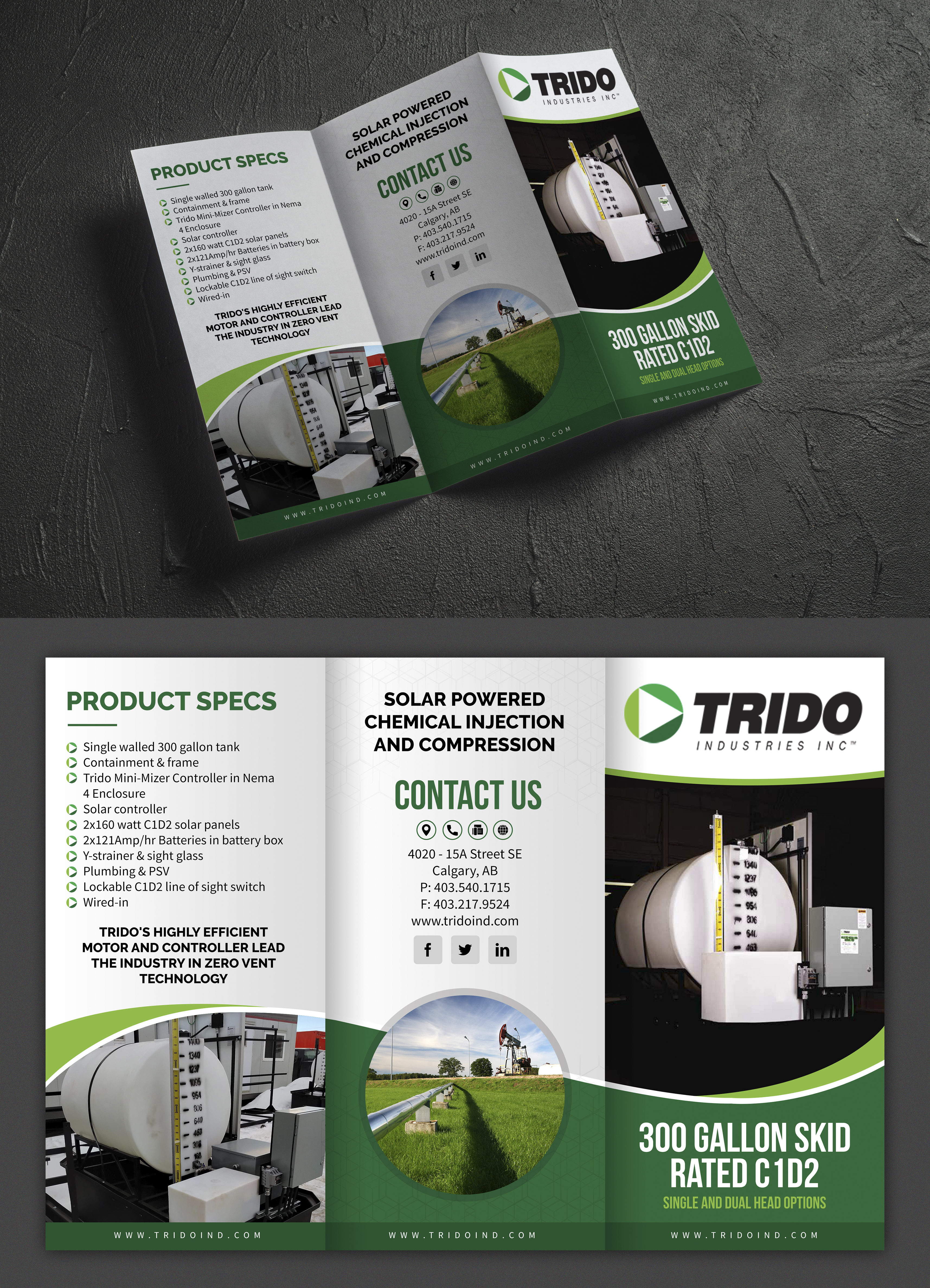 Brochure Design by SAI DESIGNS for TRIDO Industries | Design #24027445