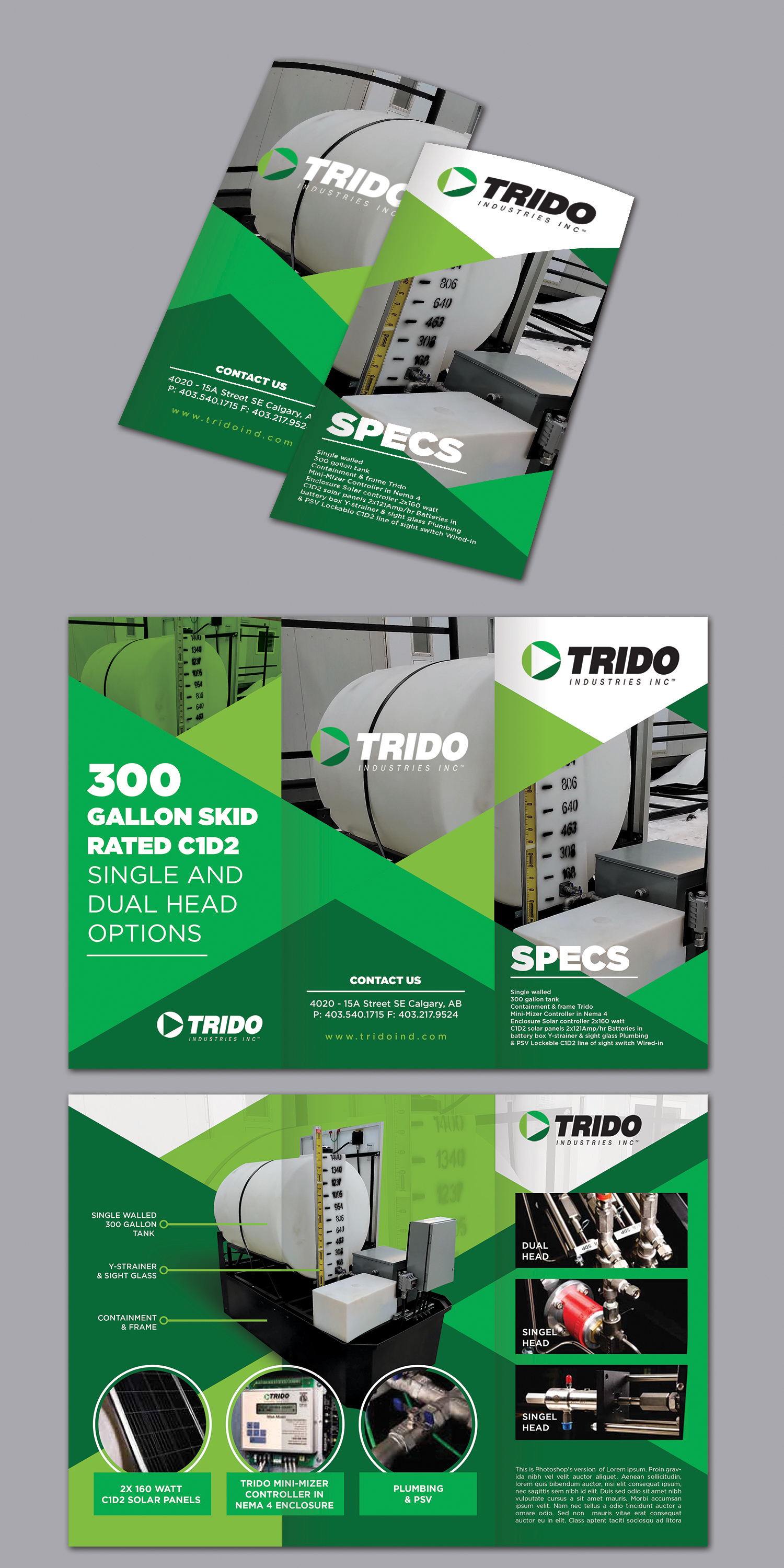 Brochure Design by BLUE WINGS for TRIDO Industries | Design #24038011