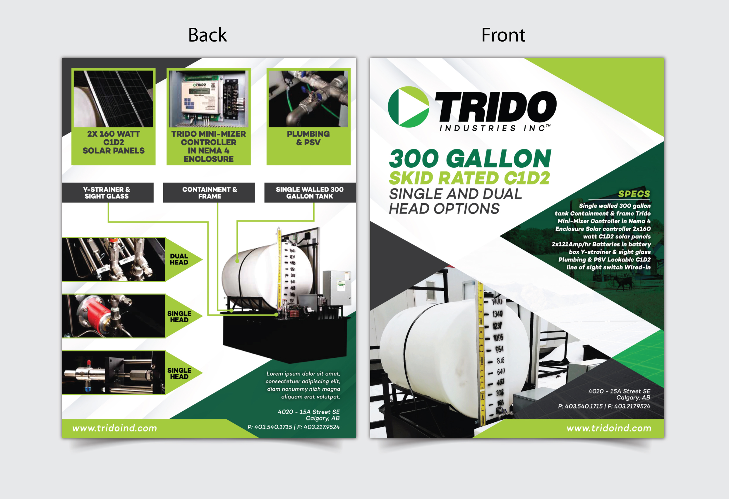 Diseño de Brochure por u2square para TRIDO Industries | Diseño #24018798