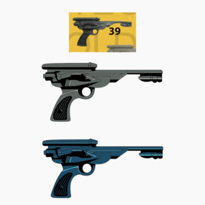 Custom Graphic Icons for Vintage Kenner Star Wars Weapons and Accessories | Grafik-Design von adelvalle
