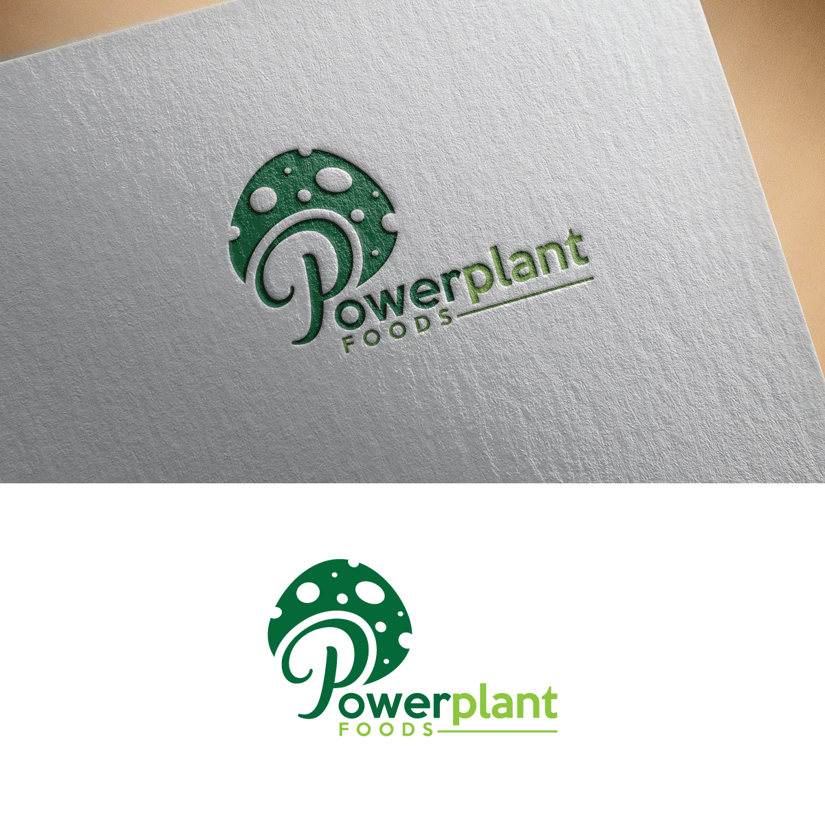 Diseño de Logo por Graphic Bricks para Powerplant Foods | Diseño #24002437