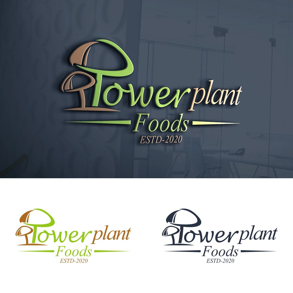 Logo Design by fly  design for Powerplant Foods | Design #24016472