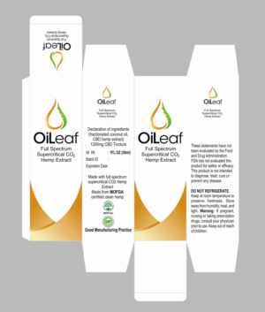 Label Design by NJB for OiLeaf | Design: #24050804