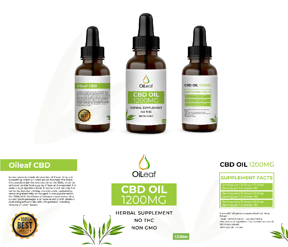 Label Design by Gexton for OiLeaf | Design #24014446