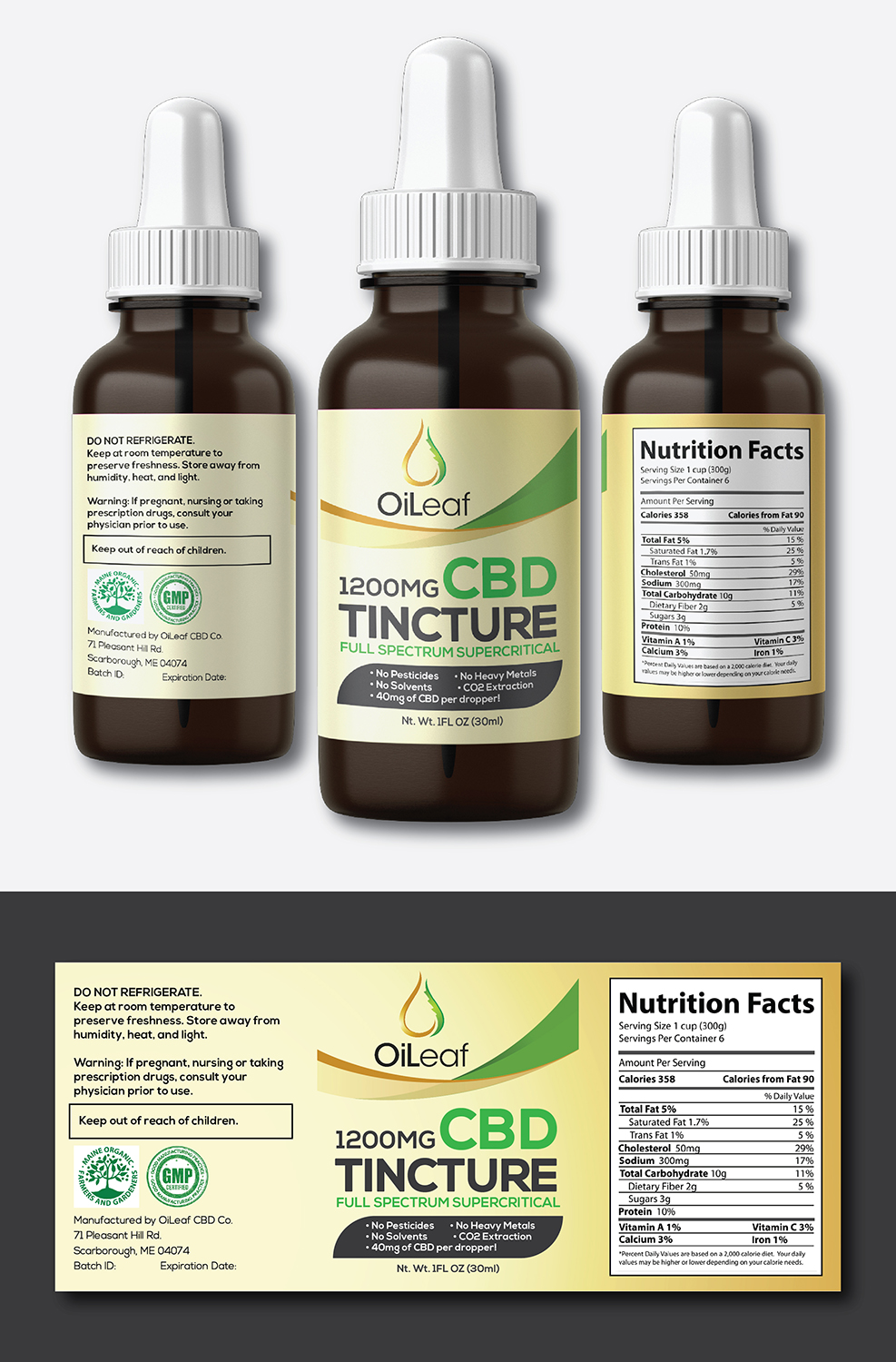 Etikett-Design von Deziners Zone für OiLeaf | Design #24003431