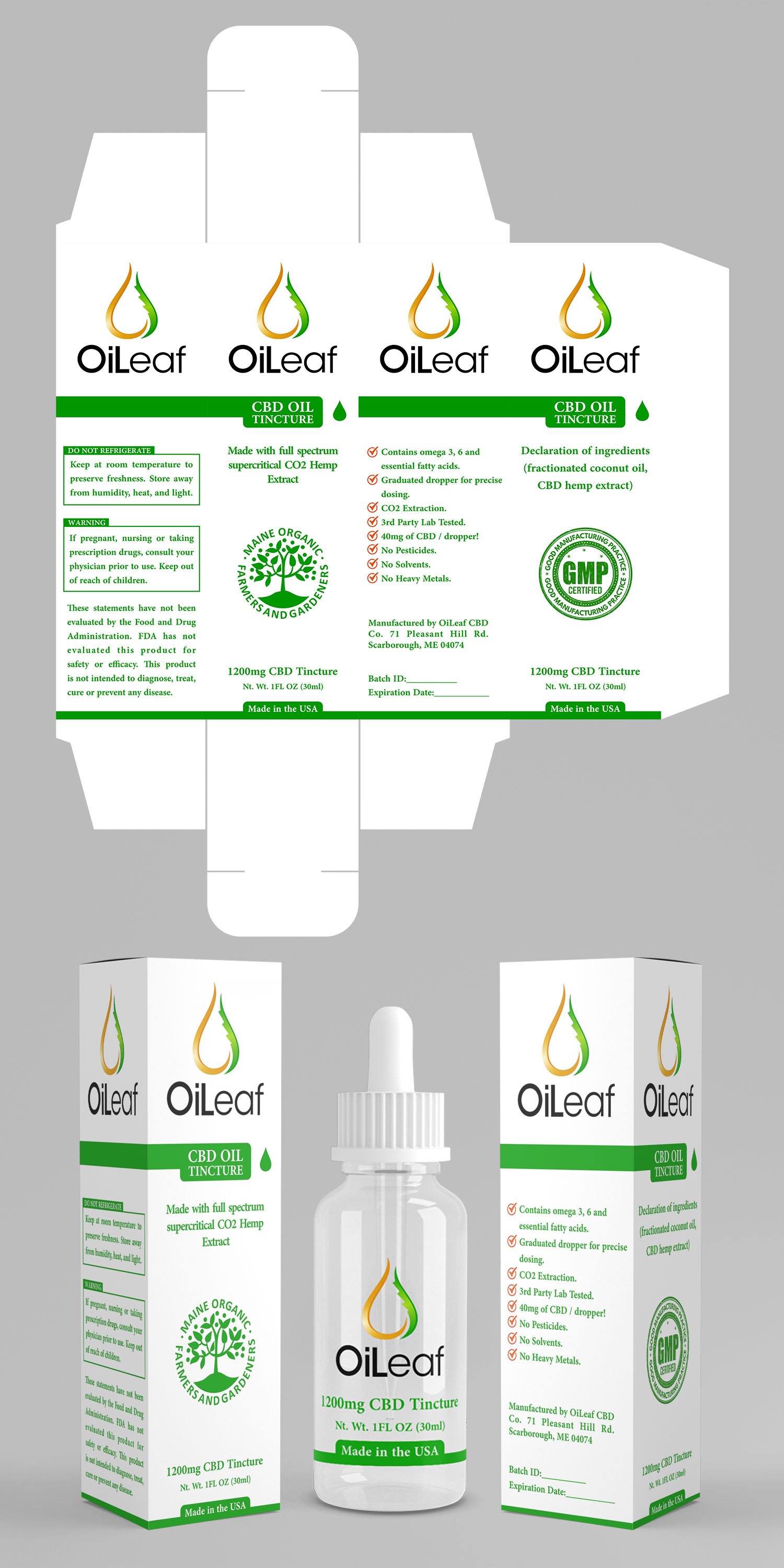 Diseño de Etiqueta por SGS.Design para OiLeaf | Diseño #24047324