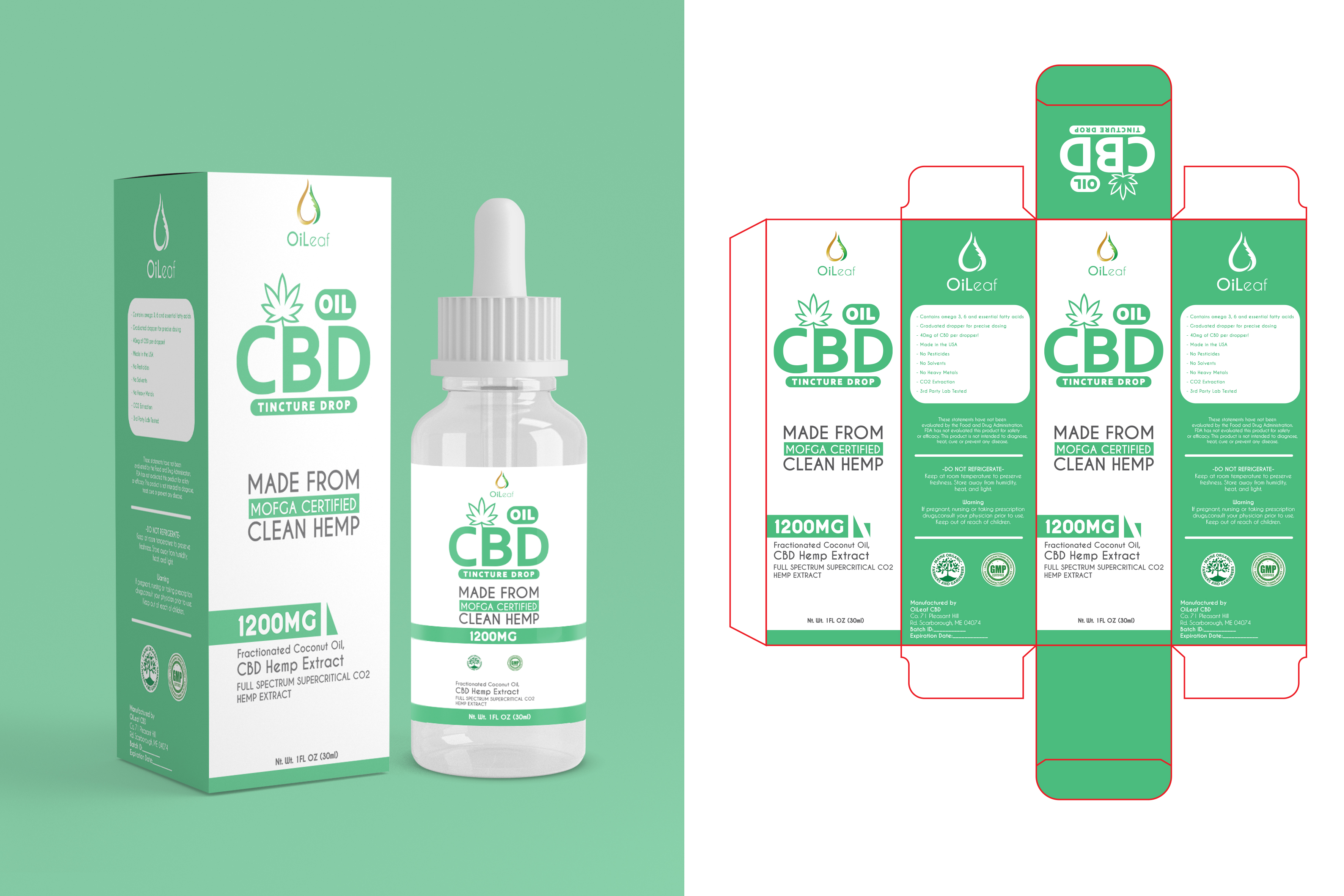 Label Design by Driedsnot for OiLeaf | Design #24031330