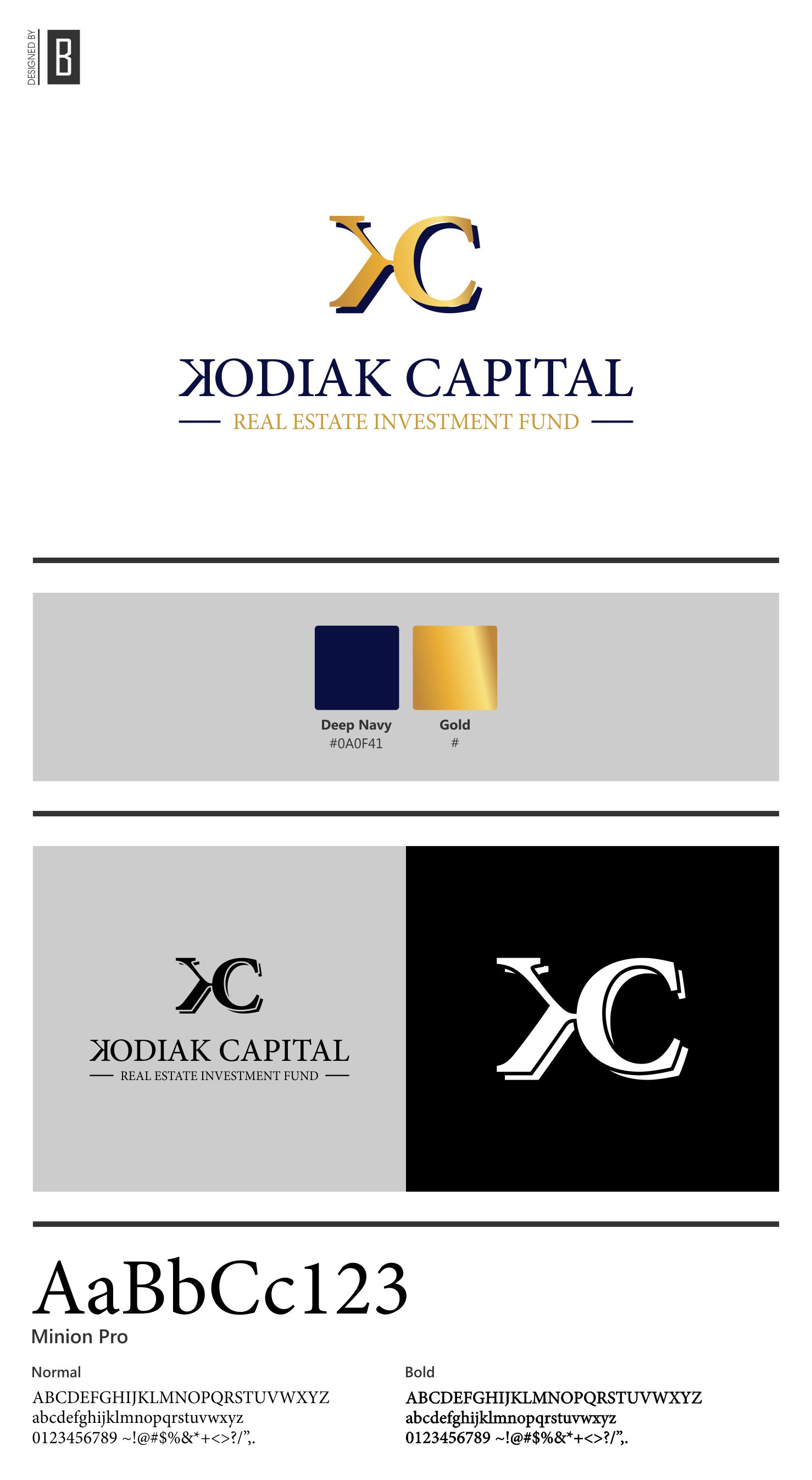 Logo-Design von Shené La Grange für Kodiak Capital LLC | Design #24001498