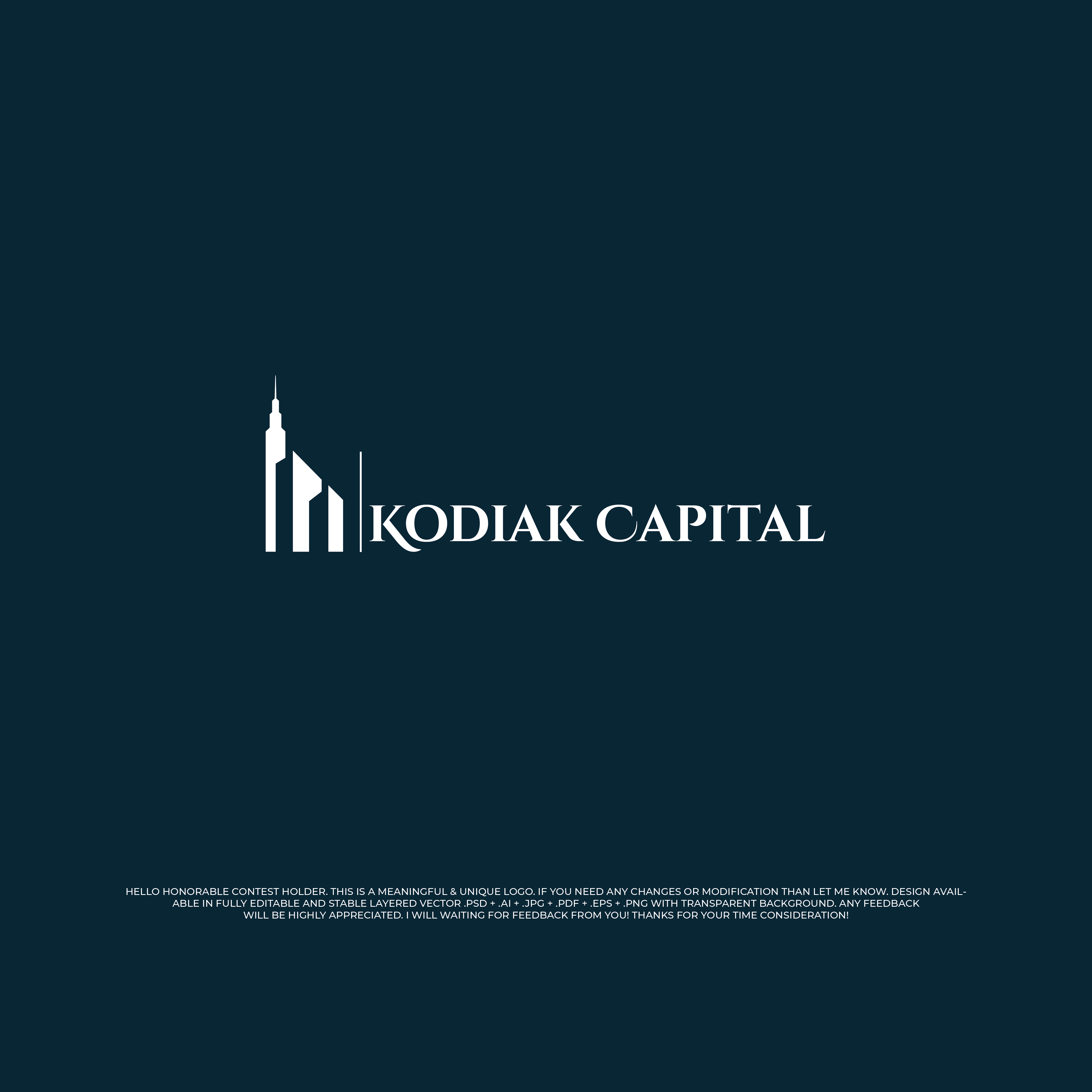 Design de Logo par Riad | Branding & Logo Expert pour Kodiak Capital LLC | Design #24004450