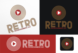 Diseño de Logo por ammar_ed para Retro Entertainment, LLC | Diseño #24000589
