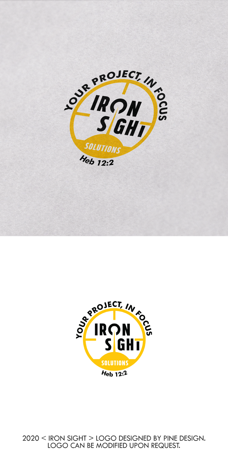 Logo Design by pine design for IRONSight Solutions | Design #24056820