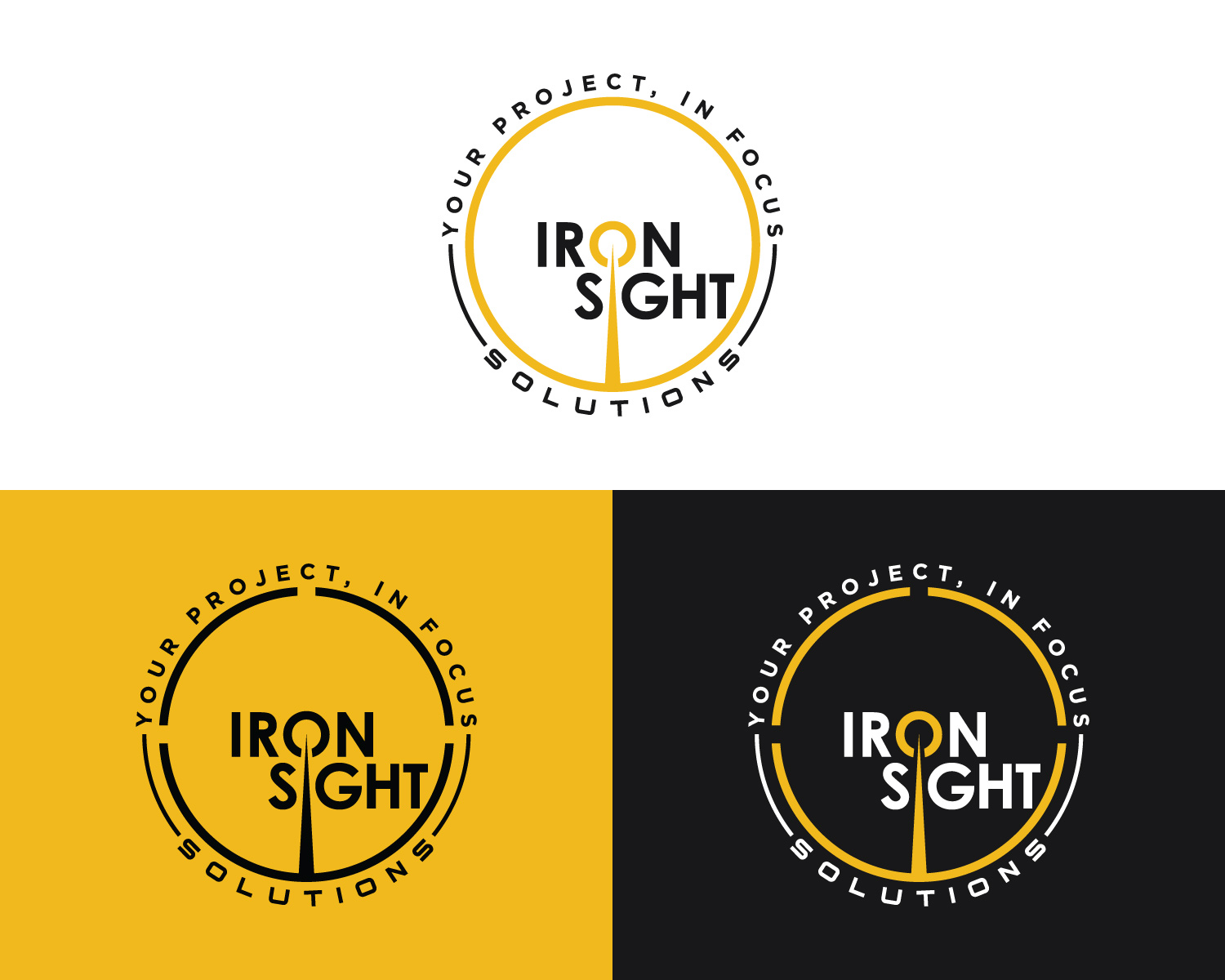 Logo Design by MAWBM for IRONSight Solutions | Design #24047422