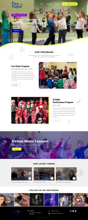 New Web Design Project for kids music school | Web-Design von WebPixel