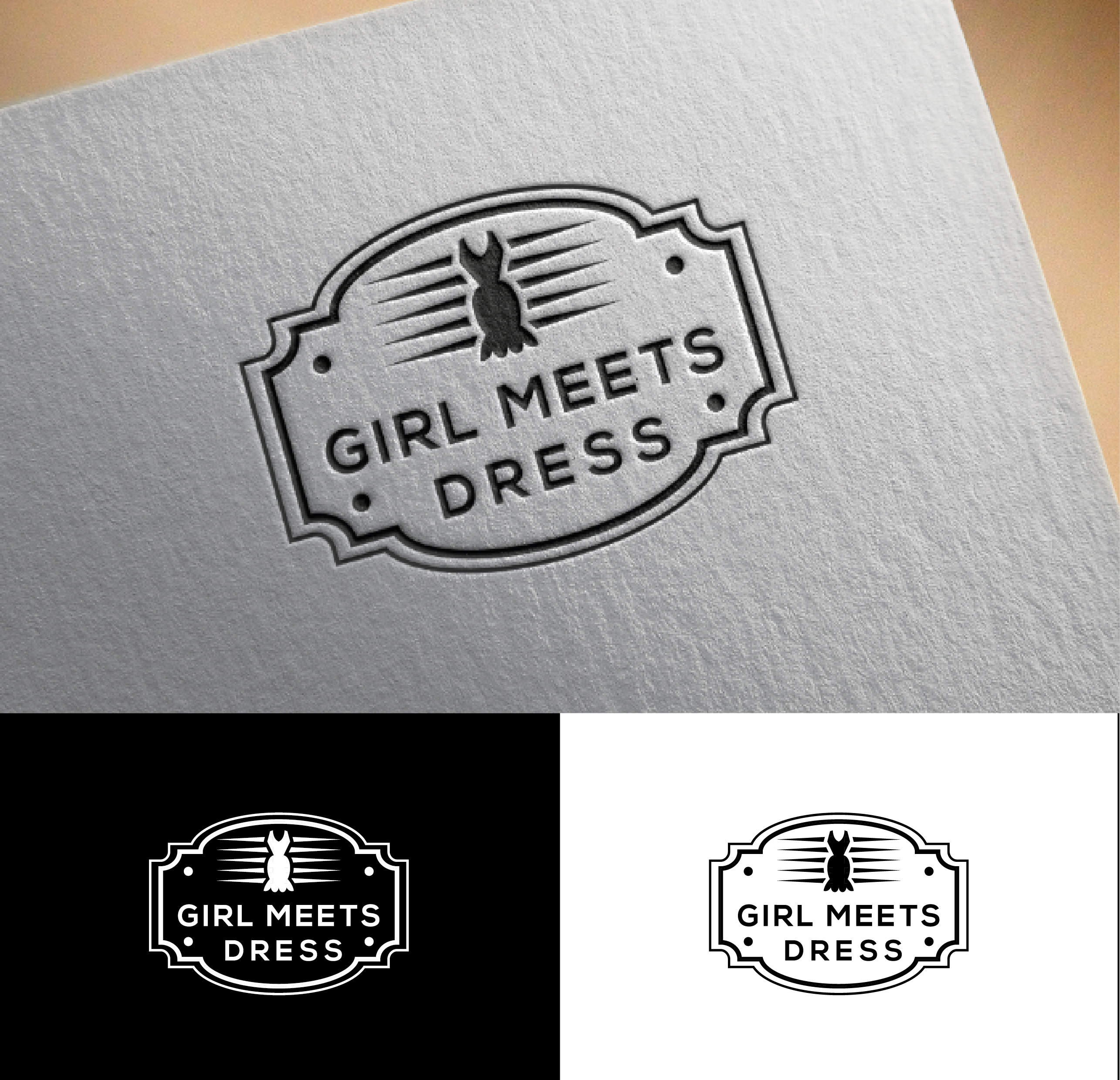 Logo Design by Anton for Girl Meets Dress | Design #24016194