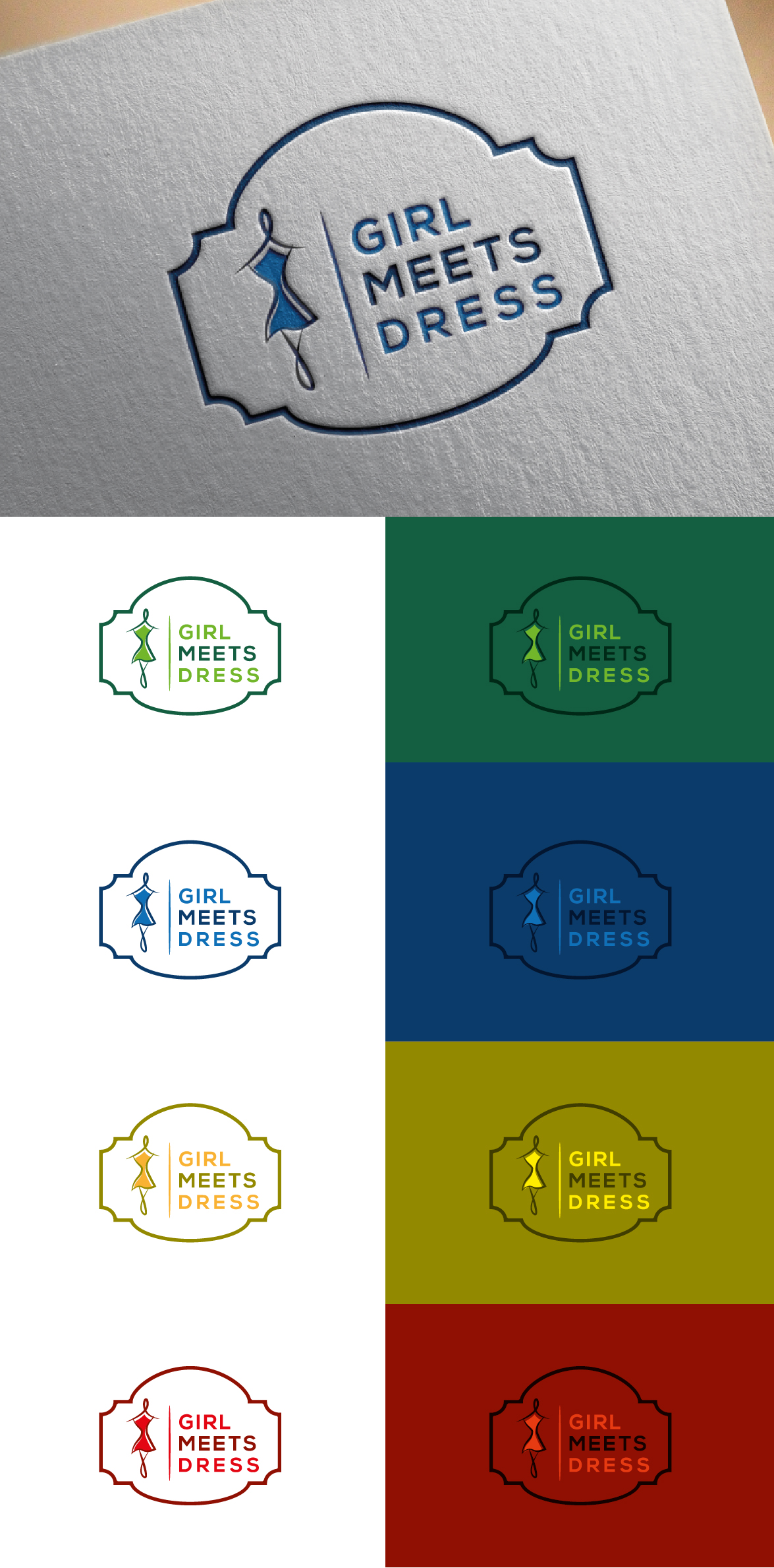 Logo Design by Anton for Girl Meets Dress | Design #24024298