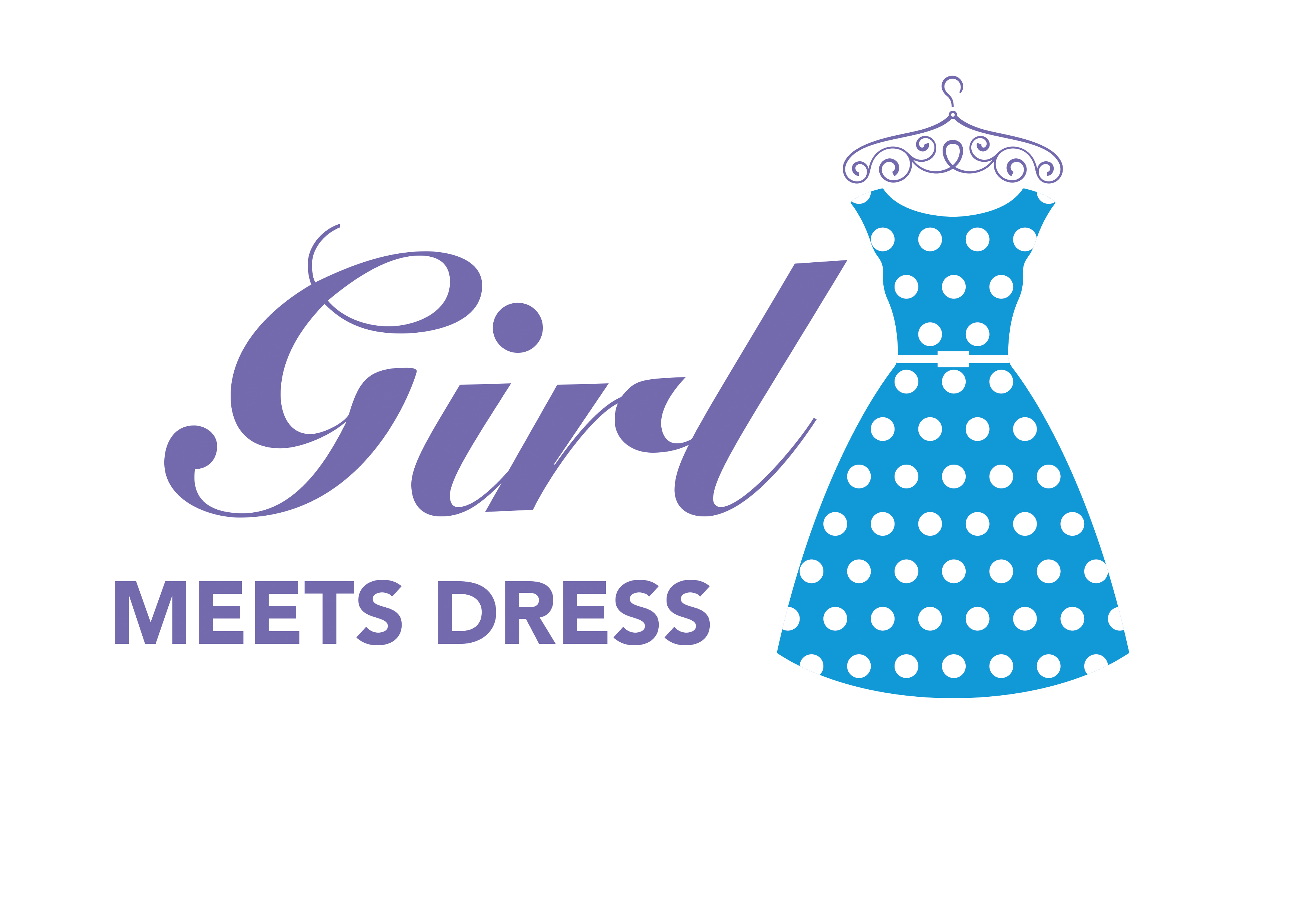 Logo Design by pjw-design for Girl Meets Dress | Design #24019748