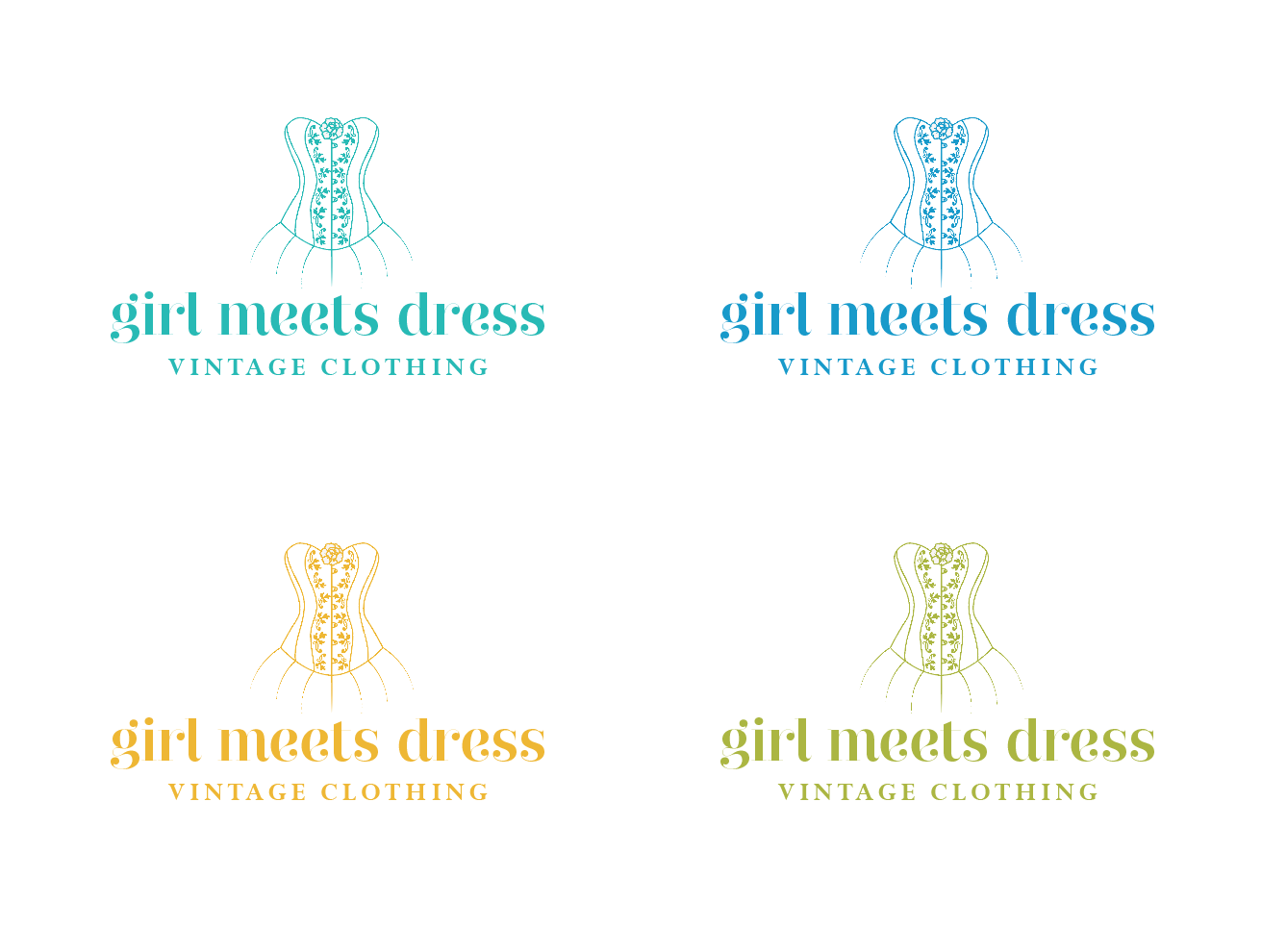 Logo Design by wonderland for Girl Meets Dress | Design #24018927